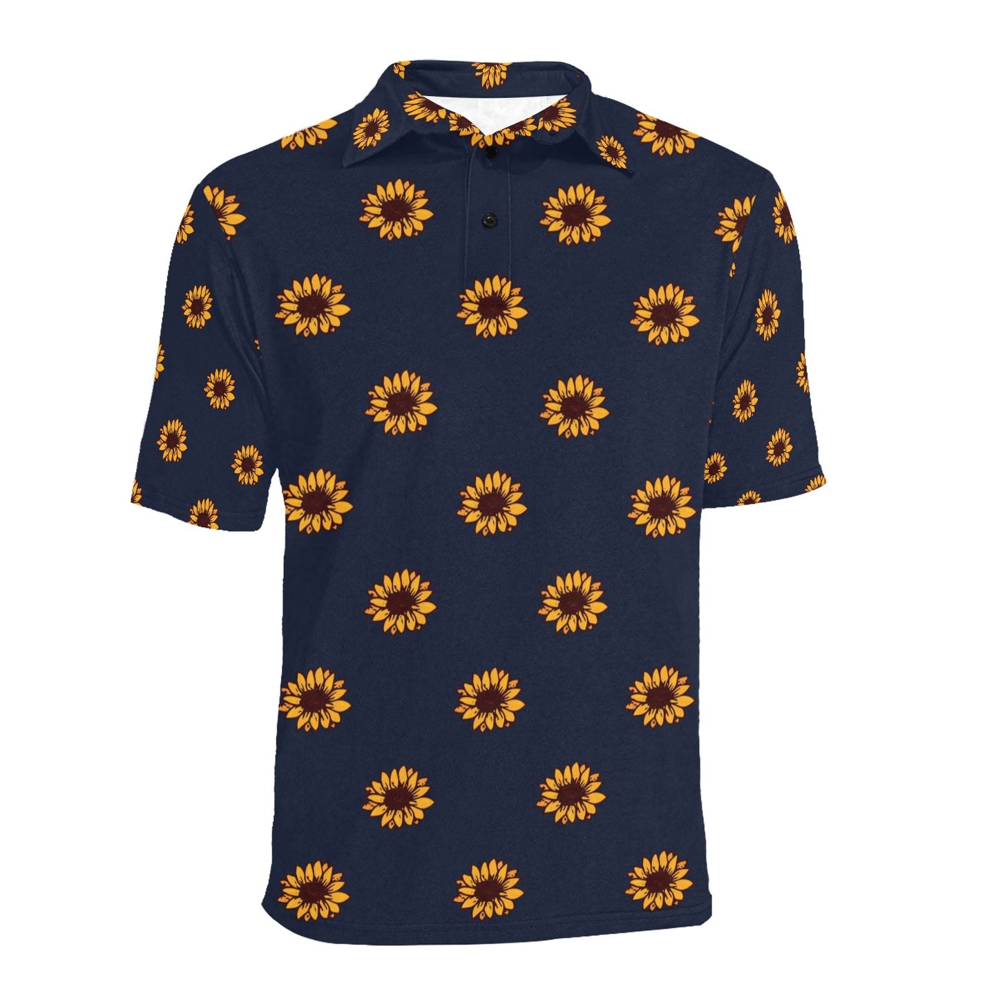 Sunflower Print Design LKS304 Men Polo Shirt