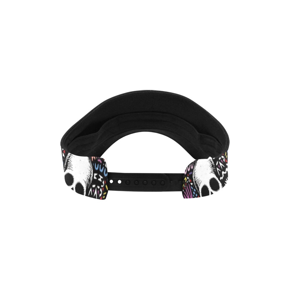 Skull Print Design LKS305 Unisex Sun Visor