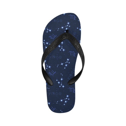 Virgo Print Design LKS303 Flip Flops