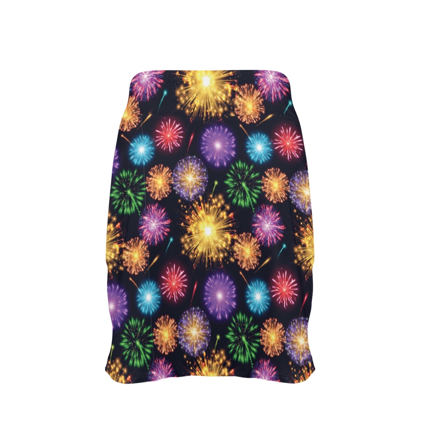 Firework Print Design LKS305 17" Golf & Pickleball Skort with Pockets