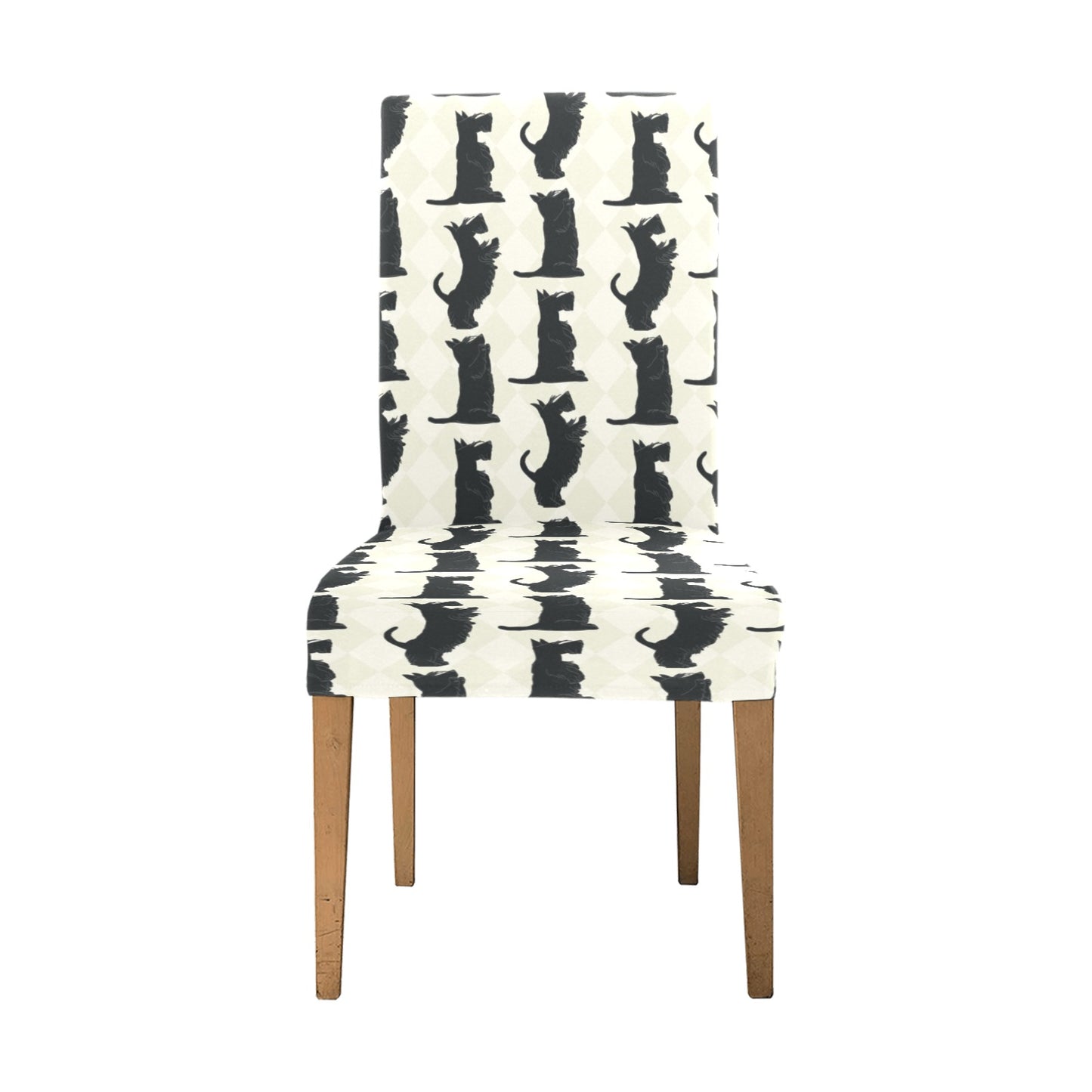 Scottish Terriers Print Design LKS309 Dining Chair Slipcover