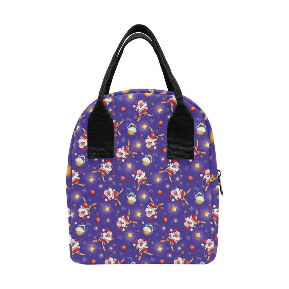 Ski Print Design LKS308 Insulated Lunch Bag