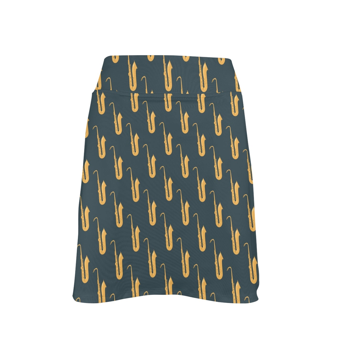 Saxophone Print Design LKS401 17" Golf & Pickleball Skort with Pockets