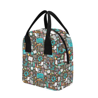 Science Print Design LKS303 Insulated Lunch Bag
