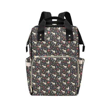 Unicorn Print Design LKS301 Diaper Bag Backpack