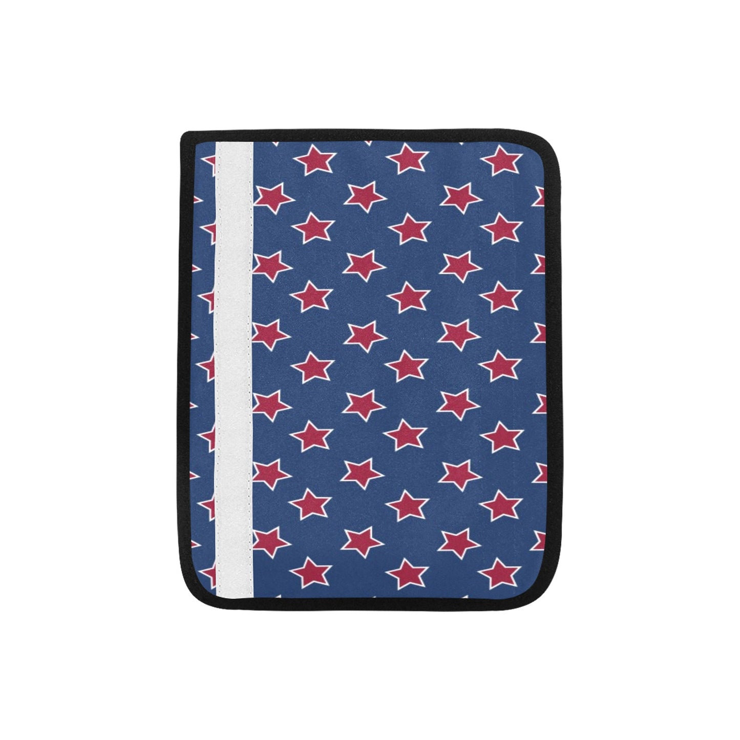 Star Red Blue Print Design LKS301 Car Seat Belt Cover