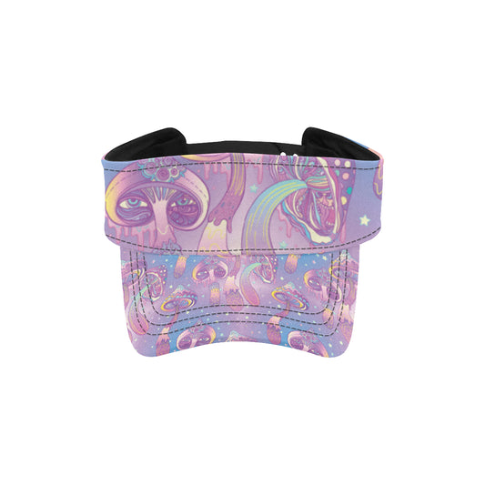 Psychedelic Mushroom Pattern Print Design A01 Unisex Sun Visor