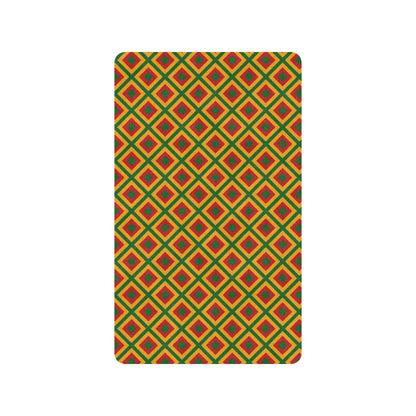 Rasta Reggae Color Cross Rubber Doormat