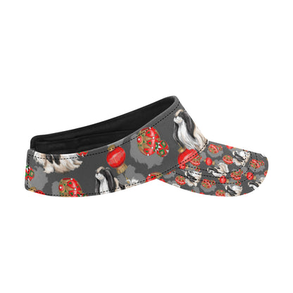Japanese Chin Pattern Print Design 02 Unisex Sun Visor