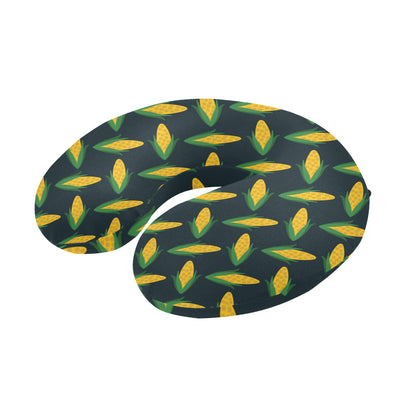 Corn Pattern Print Design 02 U-Shaped Travel Neck Pillow