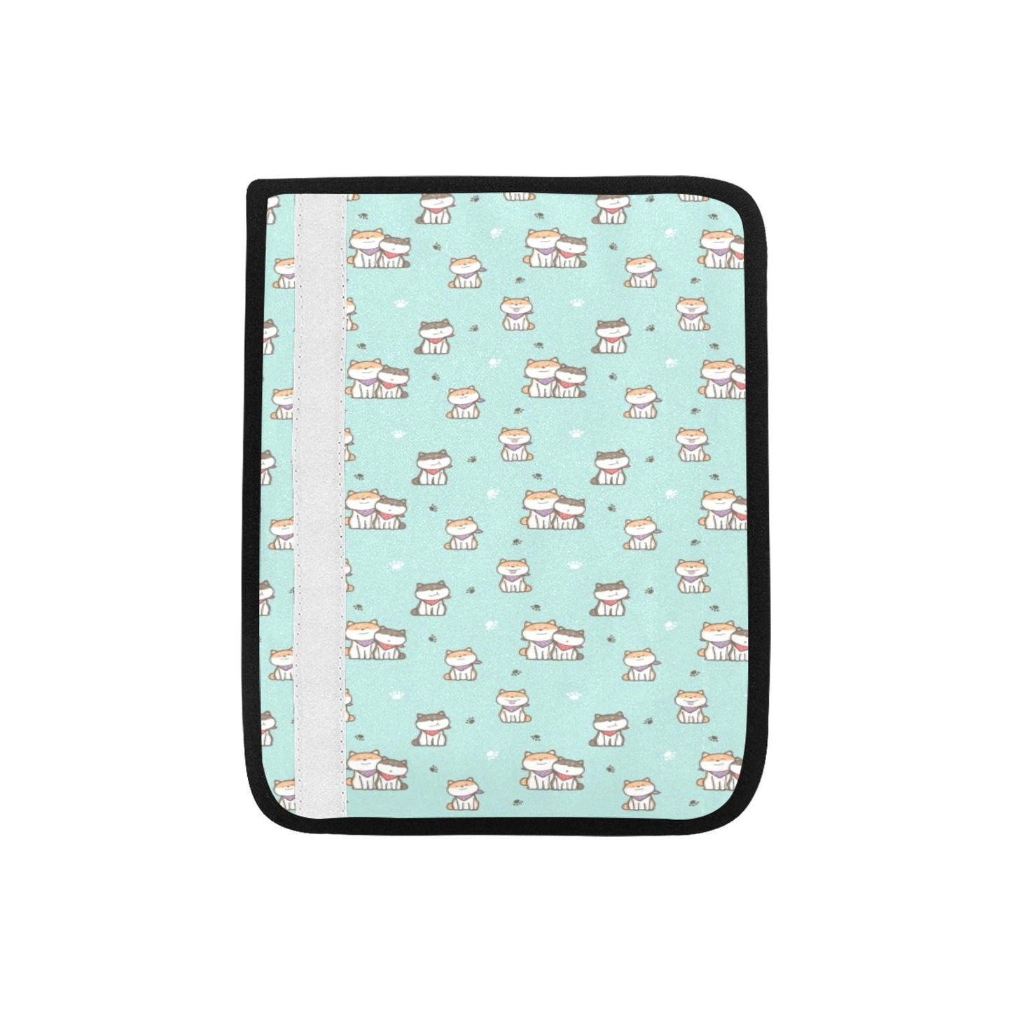 Shiba Inu Print Design LKS302 Car Seat Belt Cover