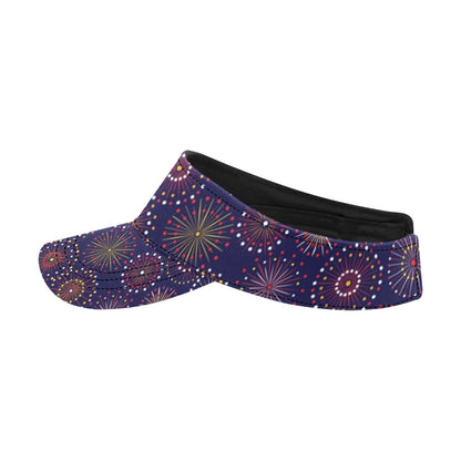 Firework Flower Style Print Design LKS302 Unisex Sun Visor
