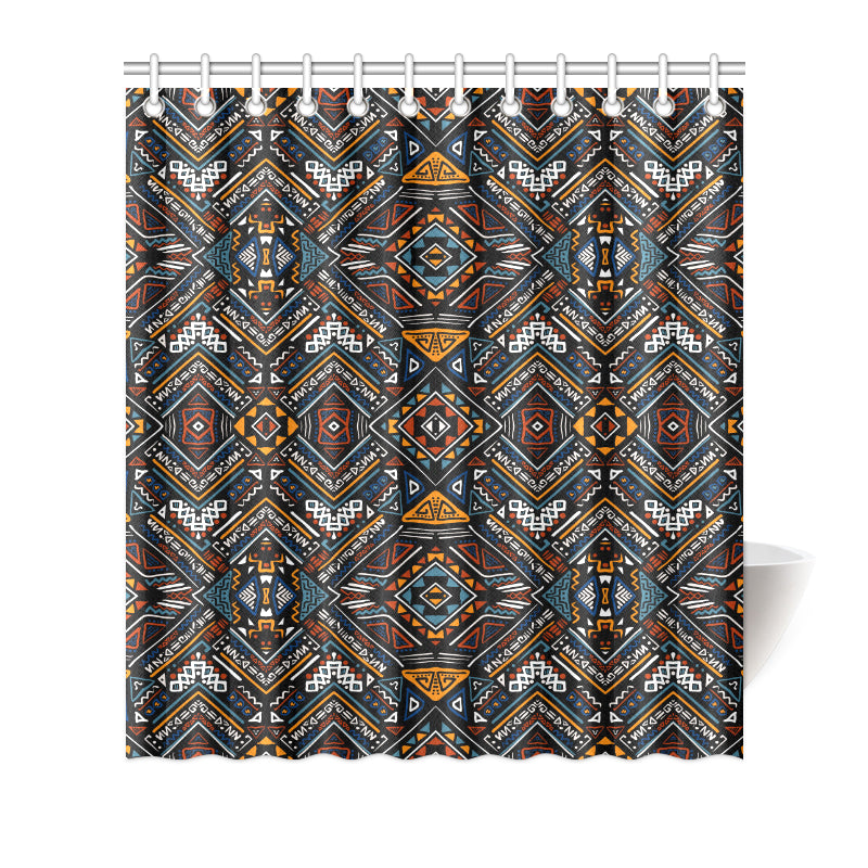 African Kente Print v2 Shower Curtain