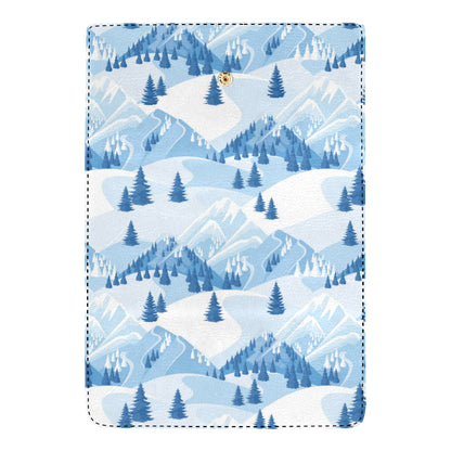 Mountain Pattern Print Design 03 Women's Trifold Wallet
