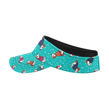 Russell Terriers Print Design LKS309 Unisex Sun Visor
