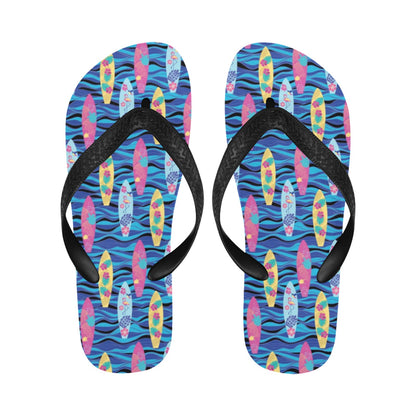 Surfboard Print Design LKS304 Flip Flops
