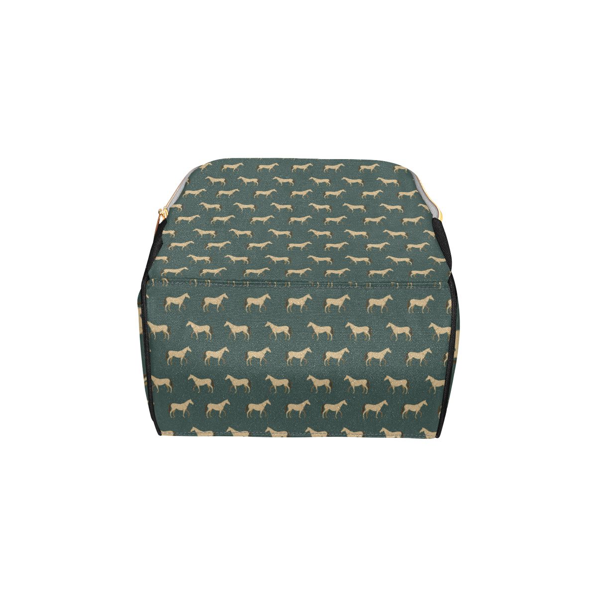 Horse Classic Themed Pattern Print Diaper Bag Backpack