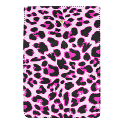 Pink Leopard Print Women's Trifold Wallet