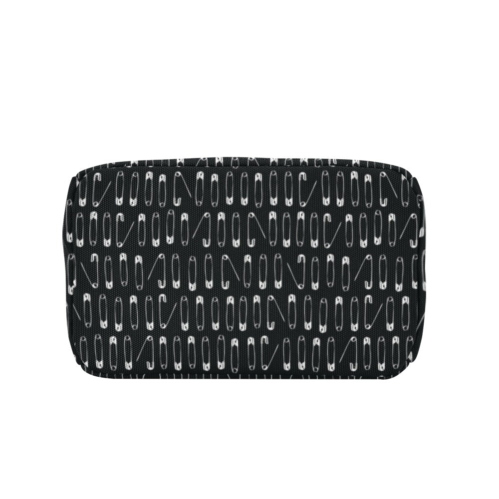 Safety Pin Print Design LKS302 Insulated Lunch Bag
