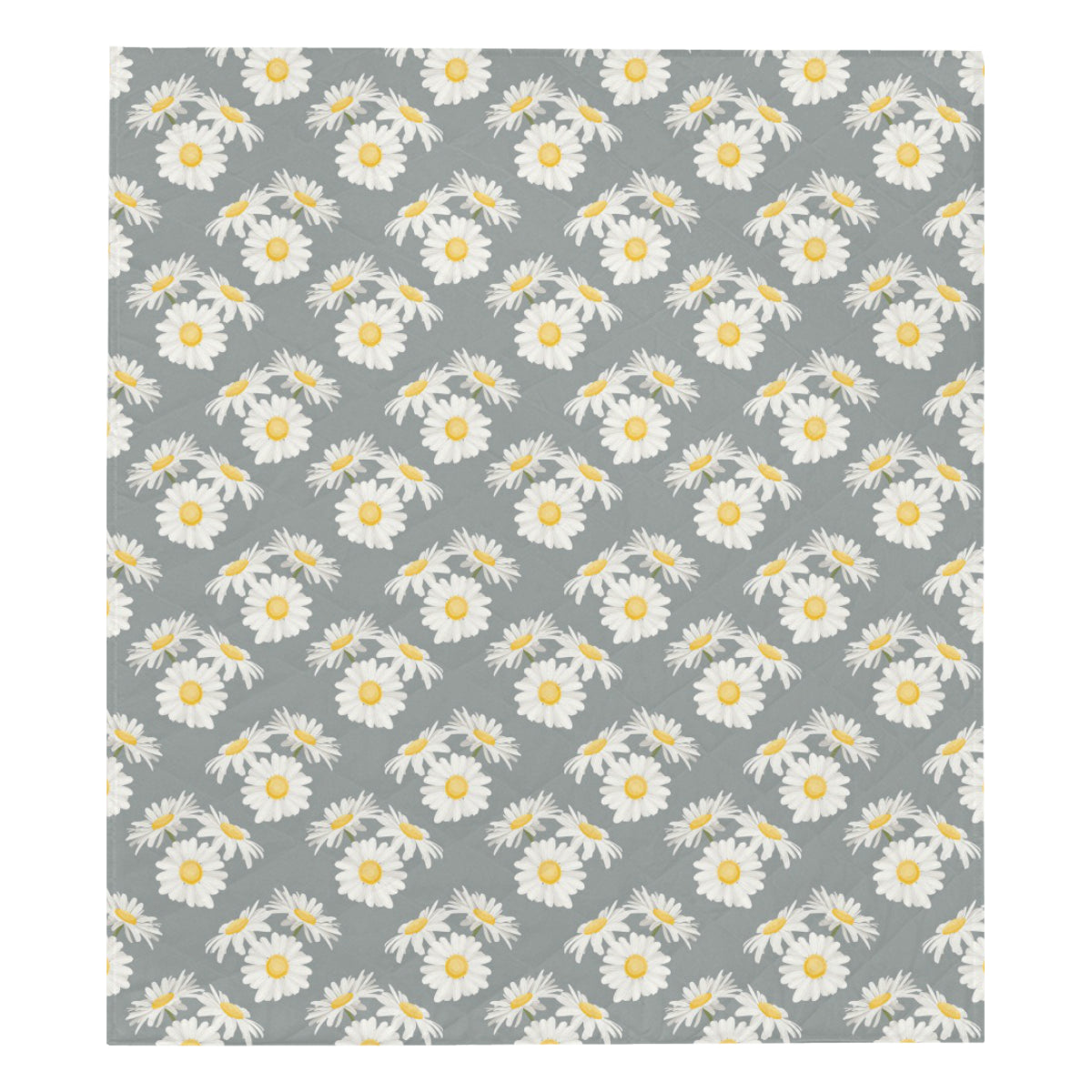 Daisy Pattern Print Design DS09 Premium Quilt