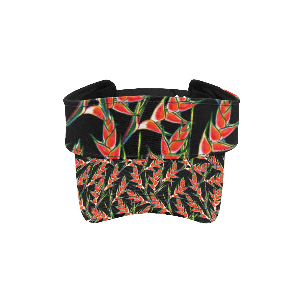 Heliconia Pattern Print Design HL010 Unisex Sun Visor