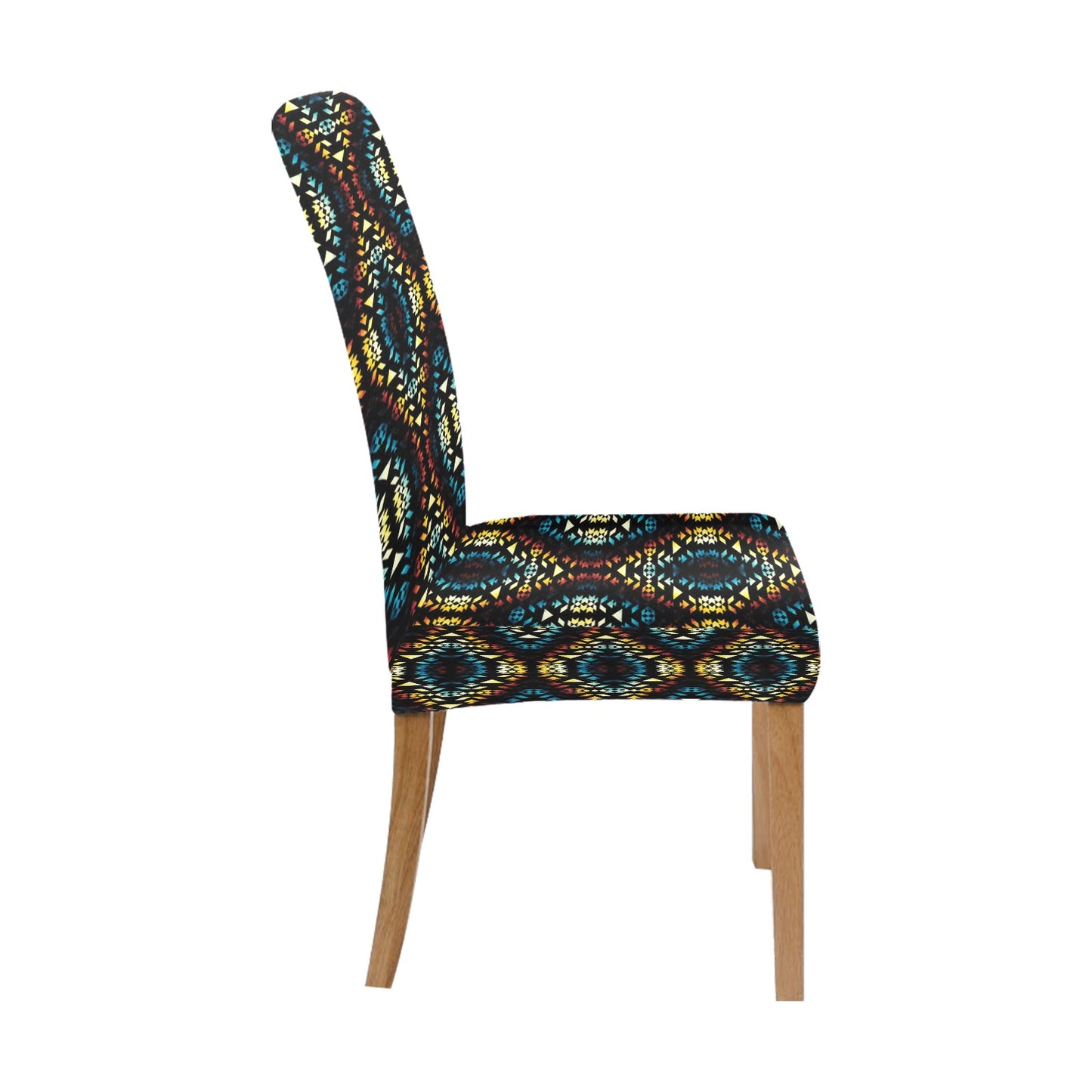 Tribal Pattern Print Design LKS309 Dining Chair Slipcover