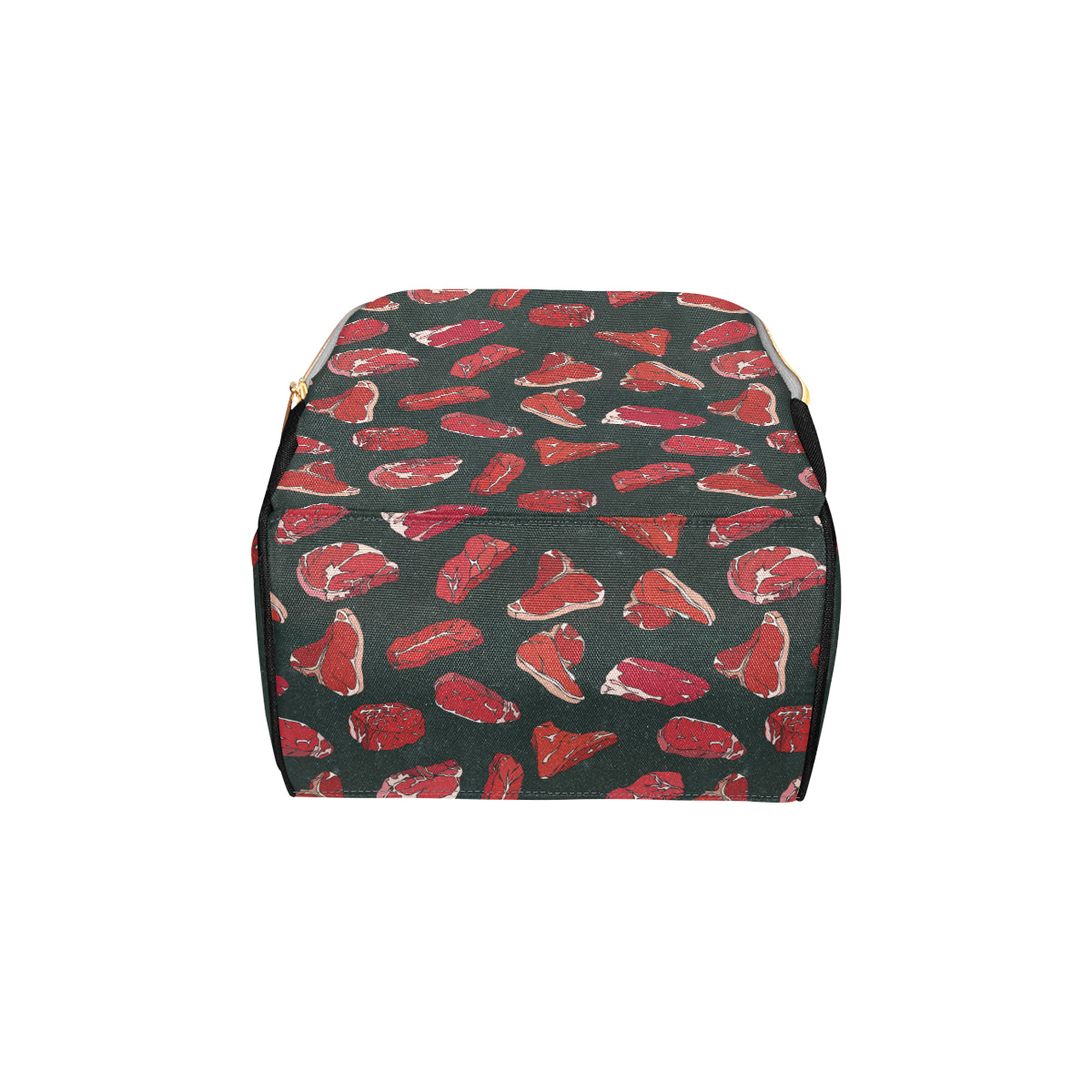 Meat Pattern Print Design 01 Diaper Bag Backpack