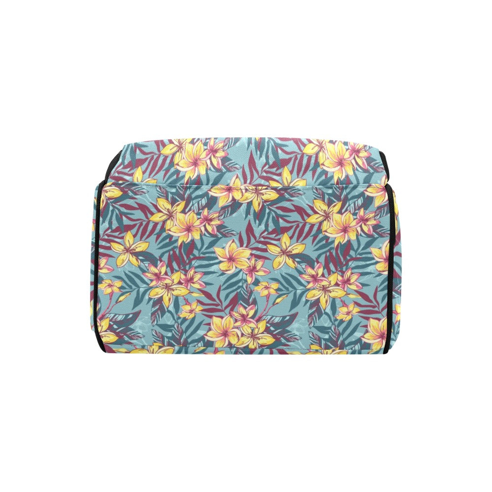 Summer Floral Print Design LKS304 Diaper Bag Backpack