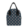 Llama with Polka Dot Themed Print Insulated Lunch Bag