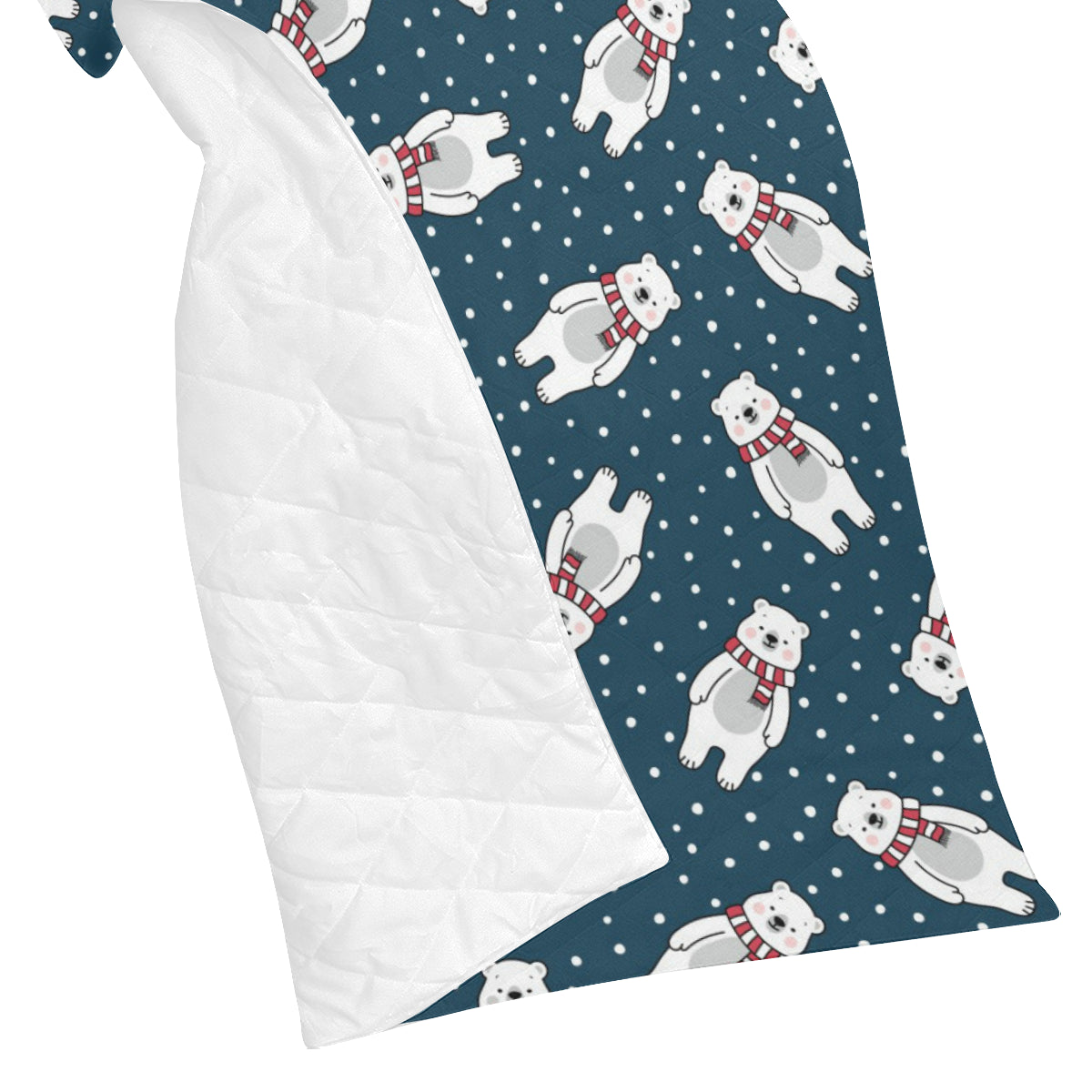 Polar Bear Pattern Print Design PB05 Premium Quilt