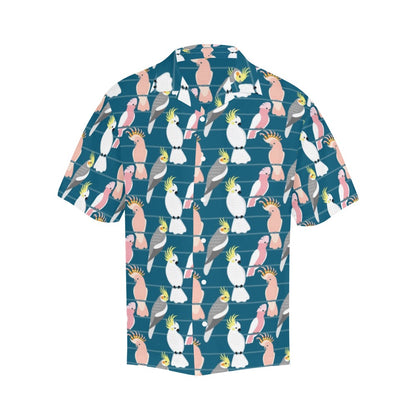 Cockatoo Print Design LKS401 Men's Men's Hawaiian Shirt