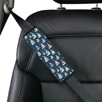 Sailboat Print Design LKS306 Car Seat Belt Cover