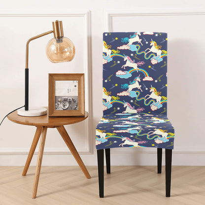 Unicorn Print Design LKS304 Dining Chair Slipcover
