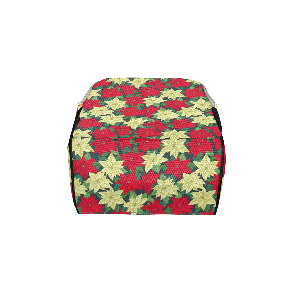 Poinsettia Pattern Print Design POT06 Diaper Bag Backpack