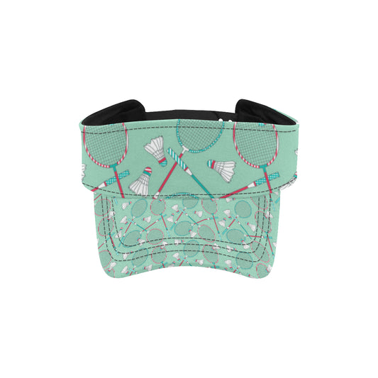 Badminton Pattern Print Design 05 Unisex Sun Visor