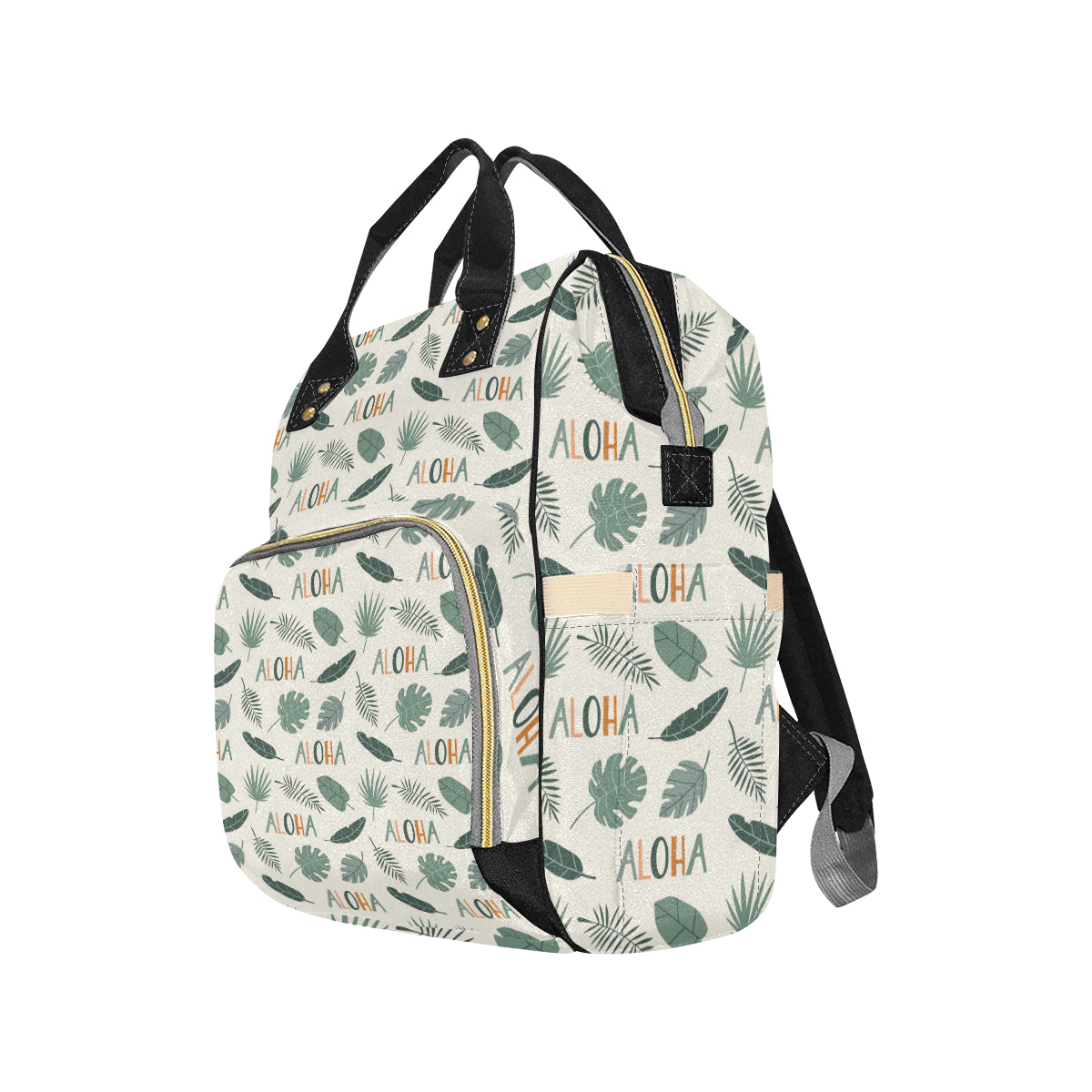 Aloha Hawaii Pattern Print Design 05 Diaper Bag Backpack