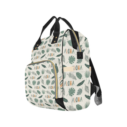Aloha Hawaii Pattern Print Design 05 Diaper Bag Backpack
