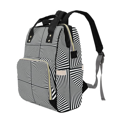 Vortex Print Design LKS302 Diaper Bag Backpack