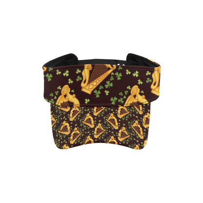 Harp Pattern Print Design 02 Unisex Sun Visor