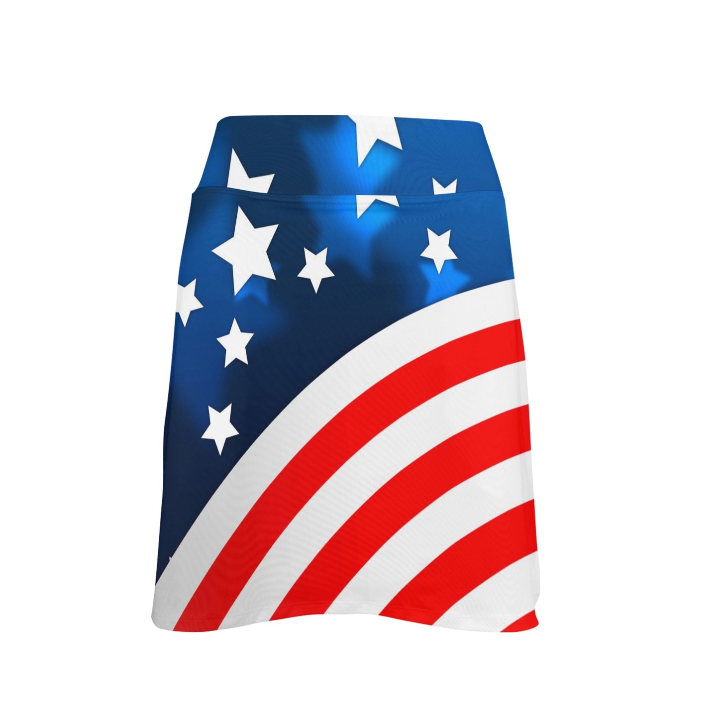 American flag Style 17" Golf & Pickleball Skort with Pockets
