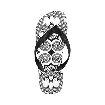 Samoan Pattern Print Design LKS302 Flip Flops