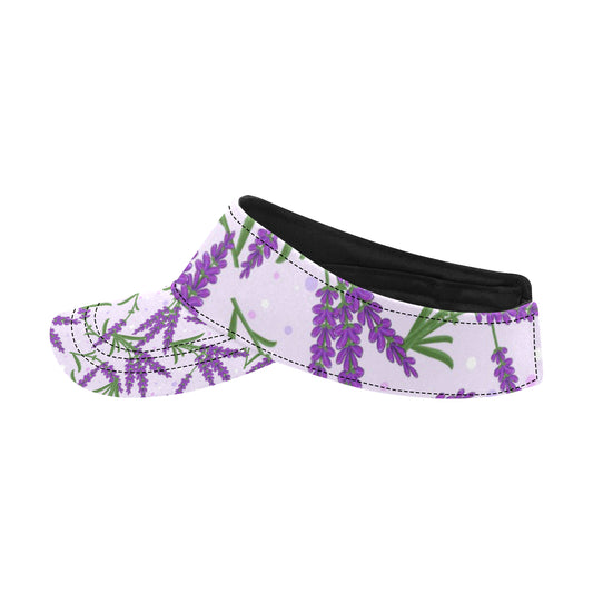 Lavender Pattern Print Design LV02 Unisex Sun Visor