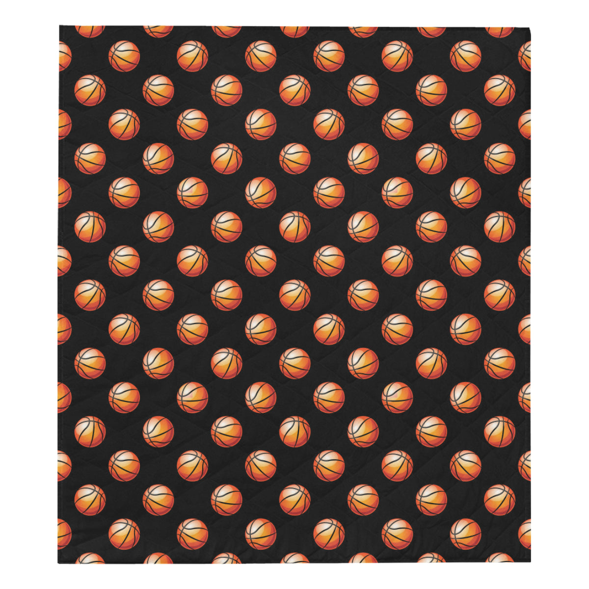 Basketball Pattern Print Design 01 Premium Quilt
