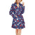 Star Print Design LKS304 Women's Fleece Robe