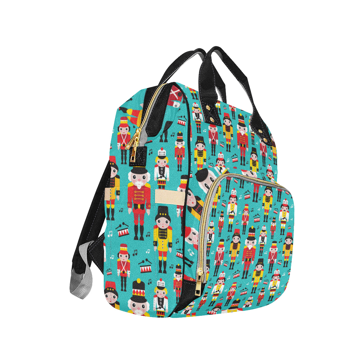 Nutcracker Pattern Print Design A03 Diaper Bag Backpack
