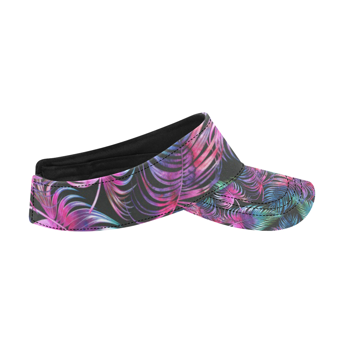 Palm Leaves Pattern Print Design PL010 Unisex Sun Visor