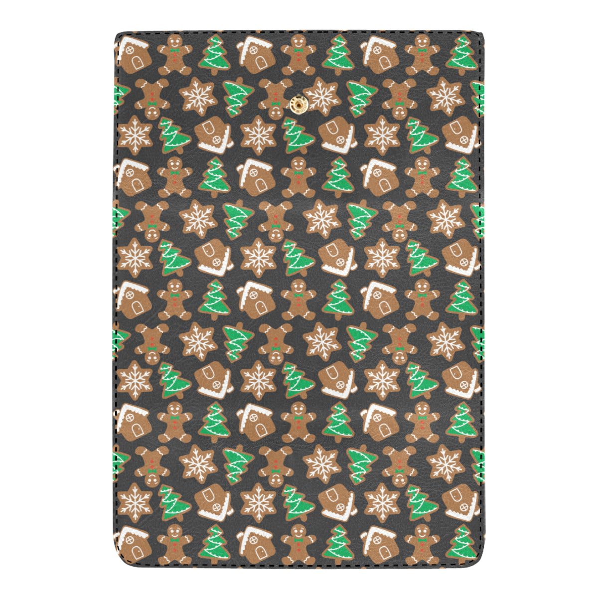 Gingerbread Pattern Print Design 02 Women's Trifold Wallet