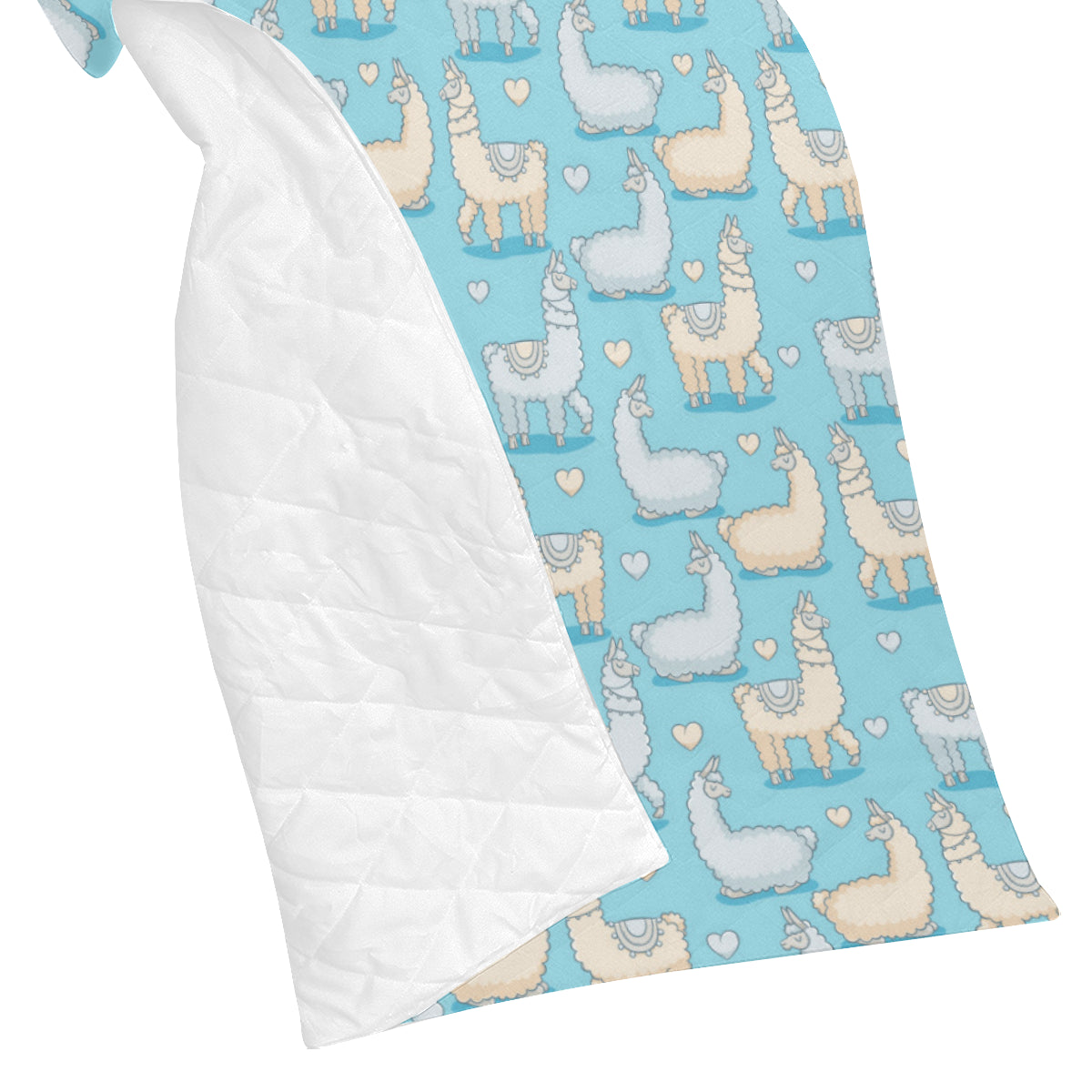 Alpaca Pattern Print Design 06 Premium Quilt