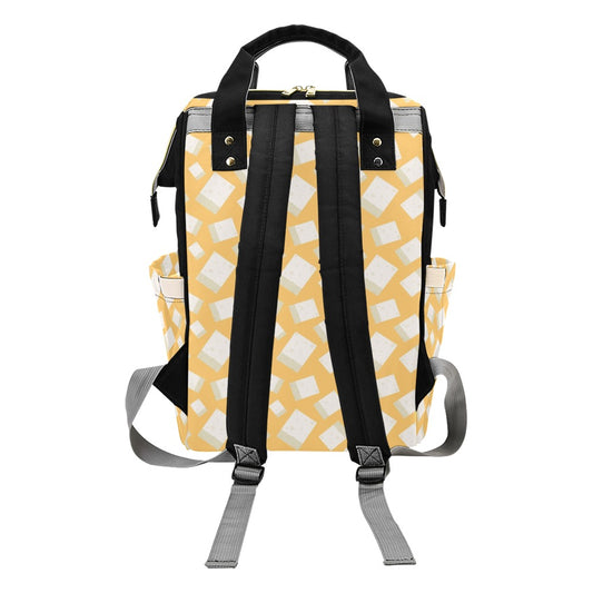 Tofu Print Design LKS302 Diaper Bag Backpack