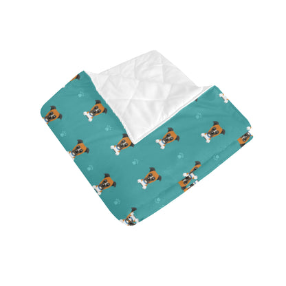 Boxers Pattern Print Design 03 Premium Quilt